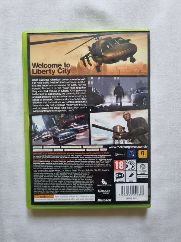 Grand Theft Auto IV (GTA 4) | XBOX 360
