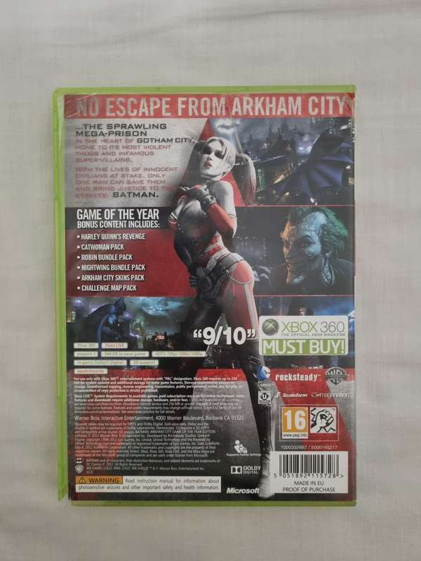 Batman: Arkham City GOTY Edition | Xbox 360 Game