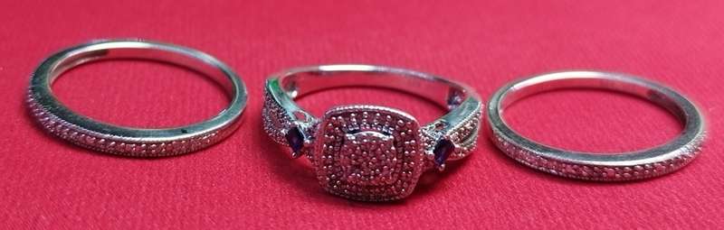 925 Sterling Silver Engagement Ring