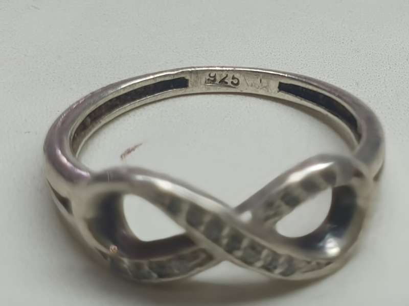 925 Sterling Silver infinity Ring
