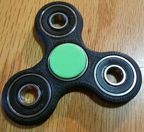 EXTRA coloured caps [Red pair] for Fidget Spinner Toy