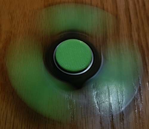 EXTRA coloured caps [Red pair] for Fidget Spinner Toy