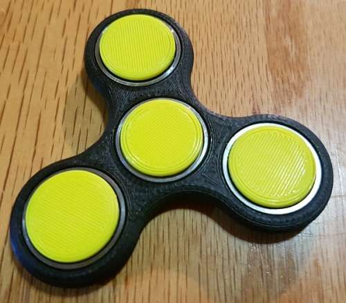EXTRA coloured caps [Red pair] for Fidget Spinner Toy