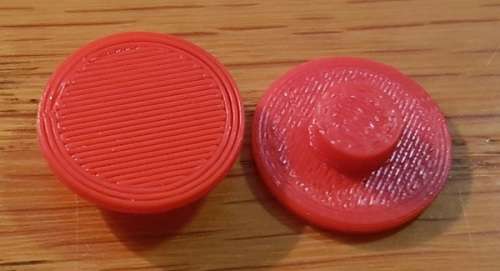 EXTRA coloured caps [Red pair] for Fidget Spinner Toy