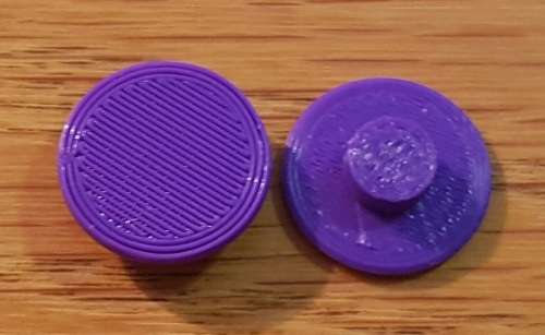 EXTRA coloured caps [Purple pair] for Fidget Spinner Toy
