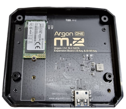 RaspberryPi 4B, 8GB memory, Argon M.2, 128G SSD (used)