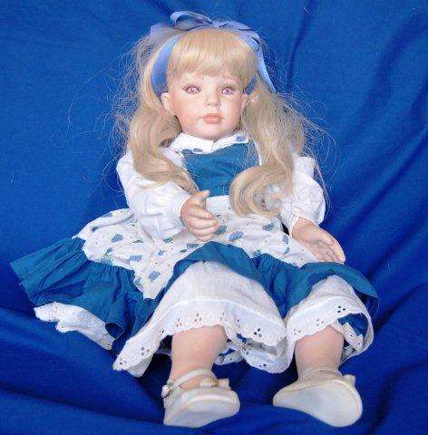 Beautiful Large Porcelain Doll (Soft Body) Length 630mm