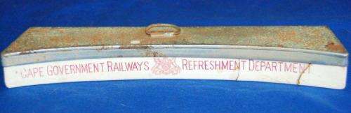 Rare Antique Cape Government Railways China Condiment Dish - C 1874 to 1910 - See description below.