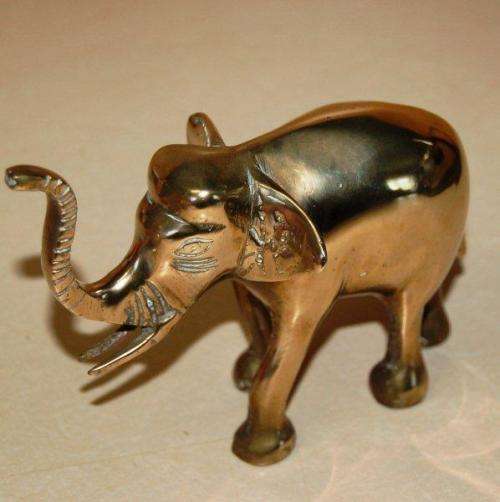 Quality Solid Brass Elephant - Height 110mm