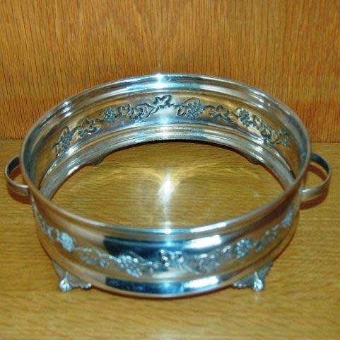 Silver Plated Serving Dish Holder - Diameter 220mm Height 60mm