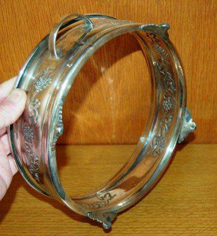 Silver Plated Serving Dish Holder - Diameter 220mm Height 60mm