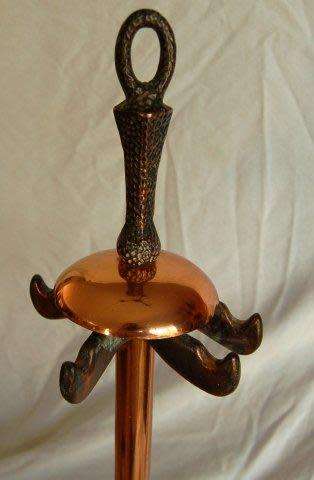 Vintage Quality Solid Copper Fireplace Set - Read description for all the details & Postage