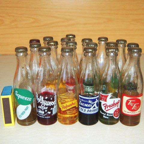 Rare Collection of 19 Miniature S.A. Bottles. See all pics and description for list. LOT No. 2