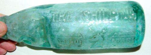 4 Collectable Codd Bottles Includes "The Shilling" Bottle plus 1 Green Bottle - Read Description