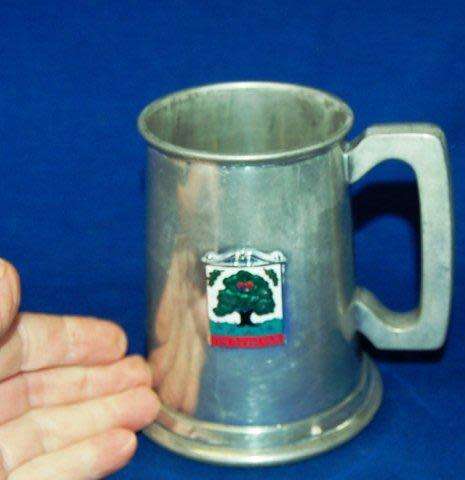 Pewter Mug - Sheffield England - Hiners "The Royal Oak' Height 125mm
