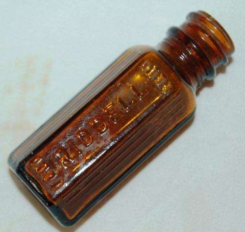 9 Assorted Vintage Poison Bottles - Tallest is 170mm - Read Description for details