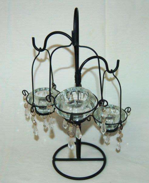 Set of 3 Decorative Tea Light Holders - 3-2- and 1    Tallest is 350mm