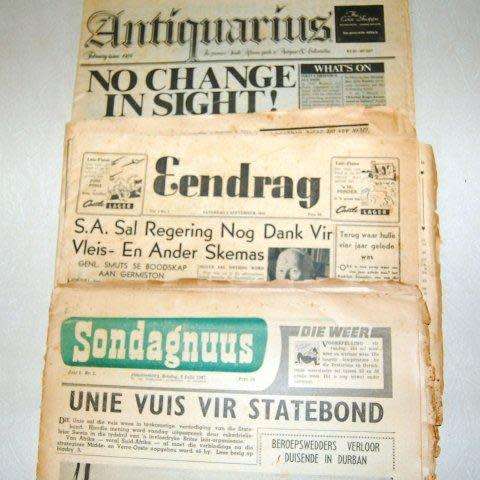 Collection of old Newspapers & Magazines from the 1940's - See pictures & Description.