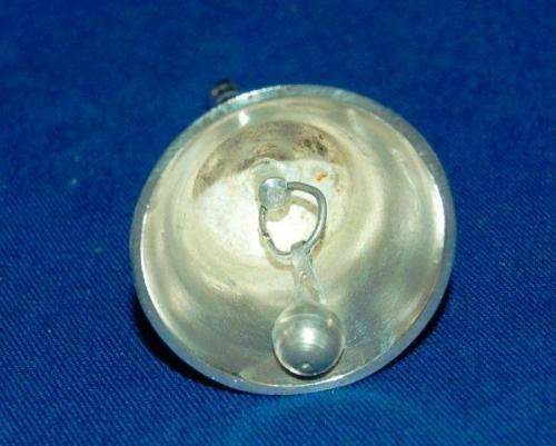 Dainty Silver Plated EMESS Table Bell with lovely tone - Height 75mm