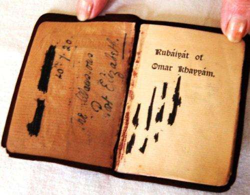 3 Collectable Miniature Books - Including Omar Khayyam & Tennyson - See all pictures.