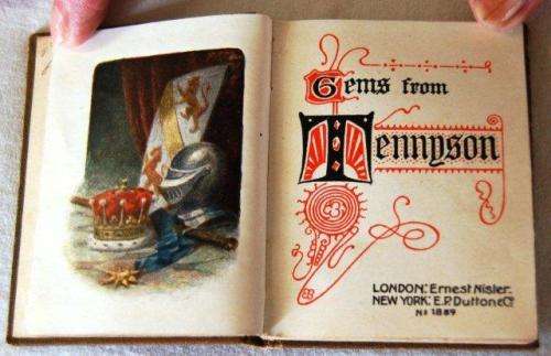 3 Collectable Miniature Books - Including Omar Khayyam & Tennyson - See all pictures.