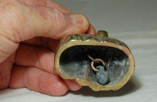 Vintage Miniature Brass Bell - Dutch Couple - Height 60mm