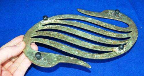 Unusual Brass Swan Shaped Trivet - 245mm X 175mm