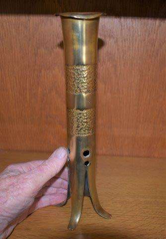 Brass Vase - Possibly Trench Art - Height 265mm