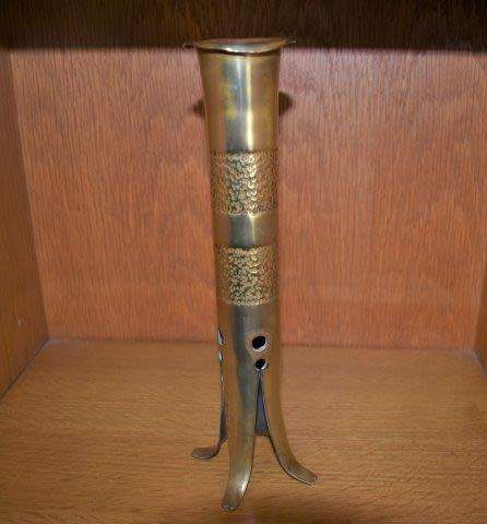 Brass Vase - Possibly Trench Art - Height 265mm