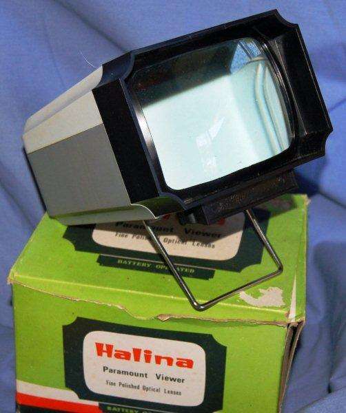 Halina Paramount Viewer No. 532 for colour slides. (New Batteries included)