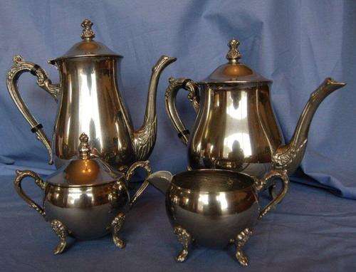 Silver Plated 4 piece Tea Set