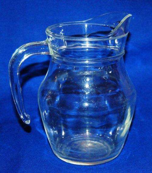 Vintage Glass Water Jug