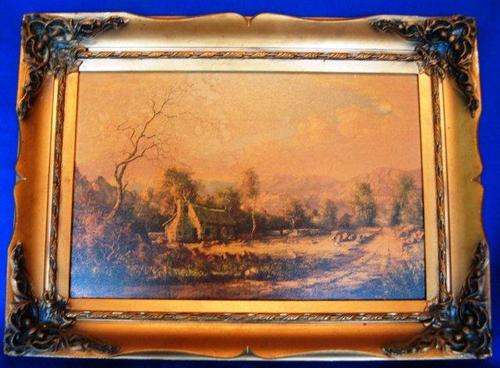 Beautiful Print by Charl van Niekerk of a Cape Farmhouse Scene