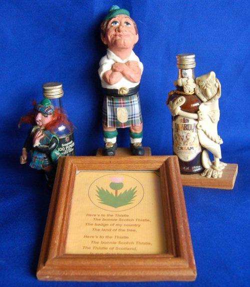 Scottish Bar Humorous Ornaments and Collectables.  (YES - The Kilt lifts up, and it's ALL THERE)