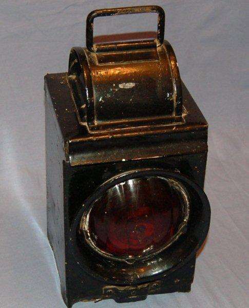 Vintage SAR/SAS Train Lantern - Complete with Burner - 330mm High and 170mm Square