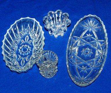 Assorted Glassware as per pictures - Largest dish is 200mm X 100mm