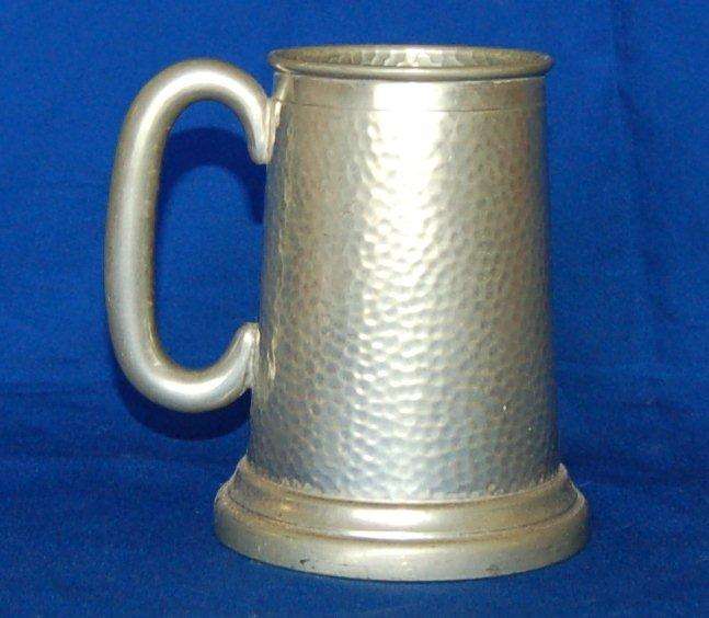Glass bottomed Pewter Mug - 135mm High