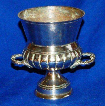 Brass Vase with Handles - Size 130mm High and Top Diameter 105mm