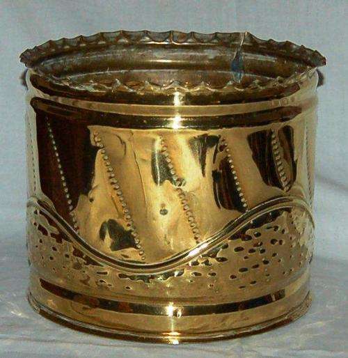 Large Brass Hand Beaten Planter - Height 200mm and Diameter 240mm