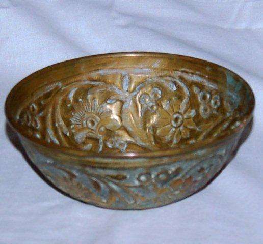 Small Decorative Brass Bowl - Diameter 125mm and Height 50mm