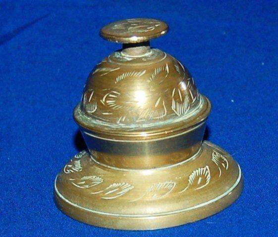 Miniature Claw Bell - No Striker.  Height 60mm and Diameter 65mm