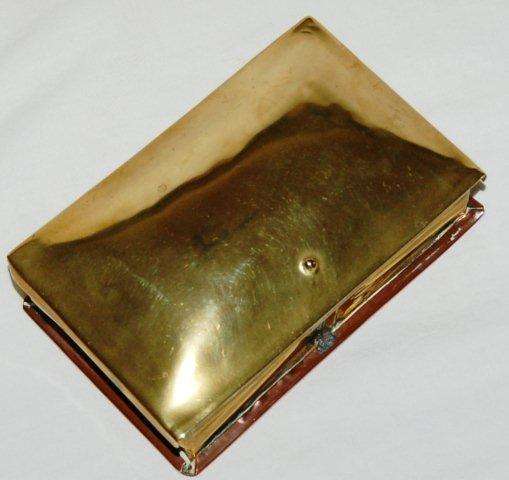 Vintage Brass Trinket Box ( Could have been a Cigarette Box ) 140mm X 85mm X 50mm