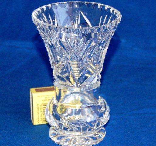 Beautiful Lead Crystal Vase - NO DAMAGE - Height 130 mm