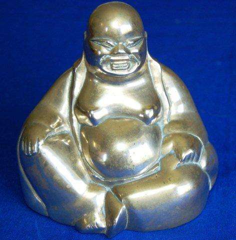Brass Buddha - Height 125mm - Show a bit of wear