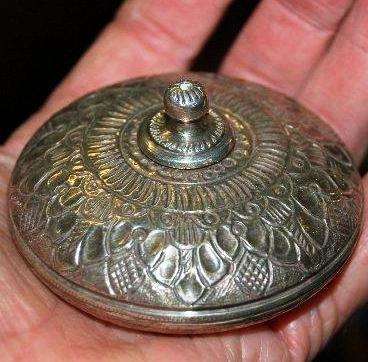 Very unusual Vintage .925 Silver Inkwell - weight 66.8gr - See all pictures
