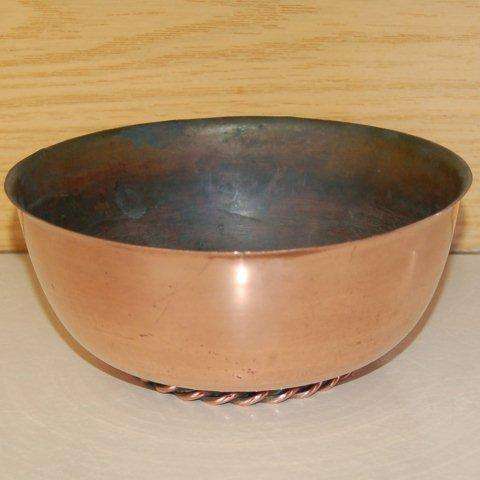 Copper Rose Bowl - NO INNER WIRE - Diameter 180mm