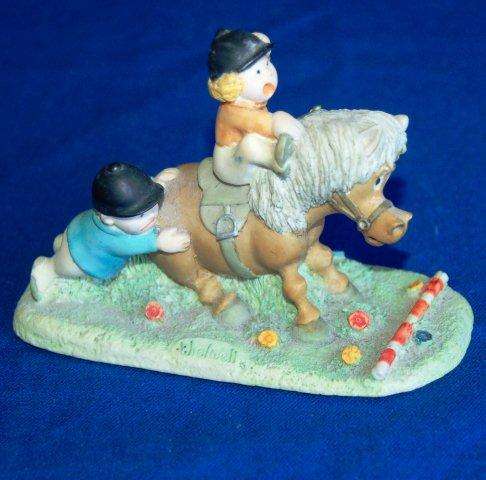 Collectable Thelwell 1986 "Easy Jump First" Height 75mm
