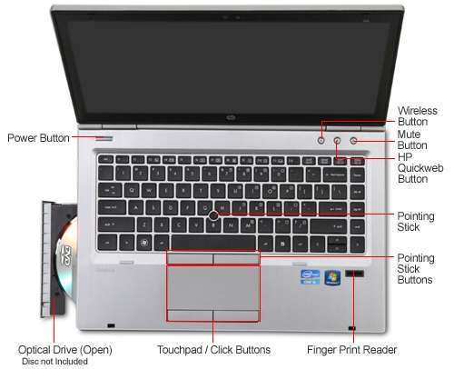 SOLID STATE DRIVE - HP EliteBook Intel Core i5 Windows 10 Professional 64 Bit & Office 2016 HSPA 3G