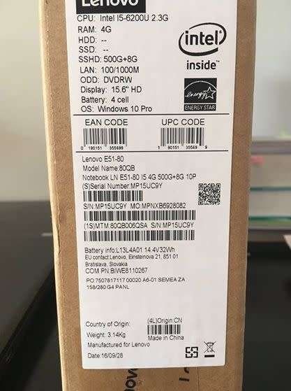 Lenovo Laptop