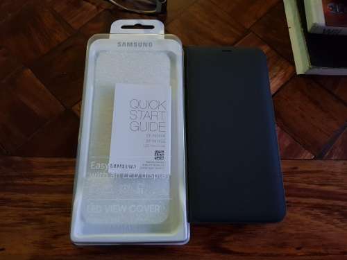 Samsung Galaxy S8+ (Plus) Flip LED Cover (Grey-Black Colour)